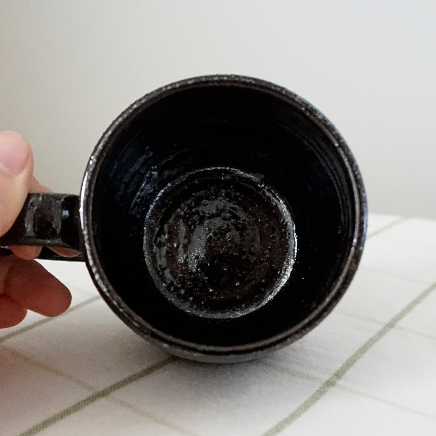 Black Sparkly mug