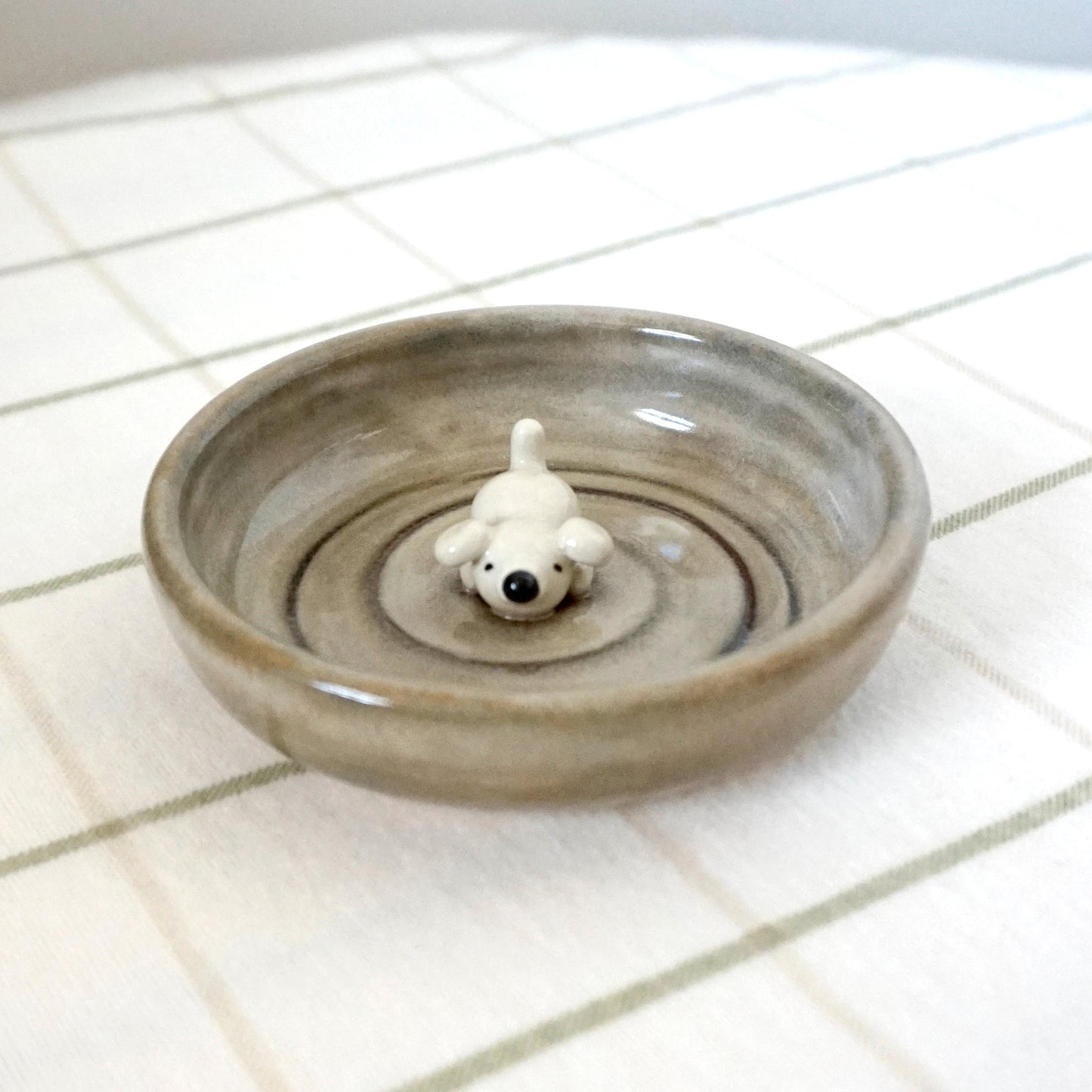 Puppy trinket dish